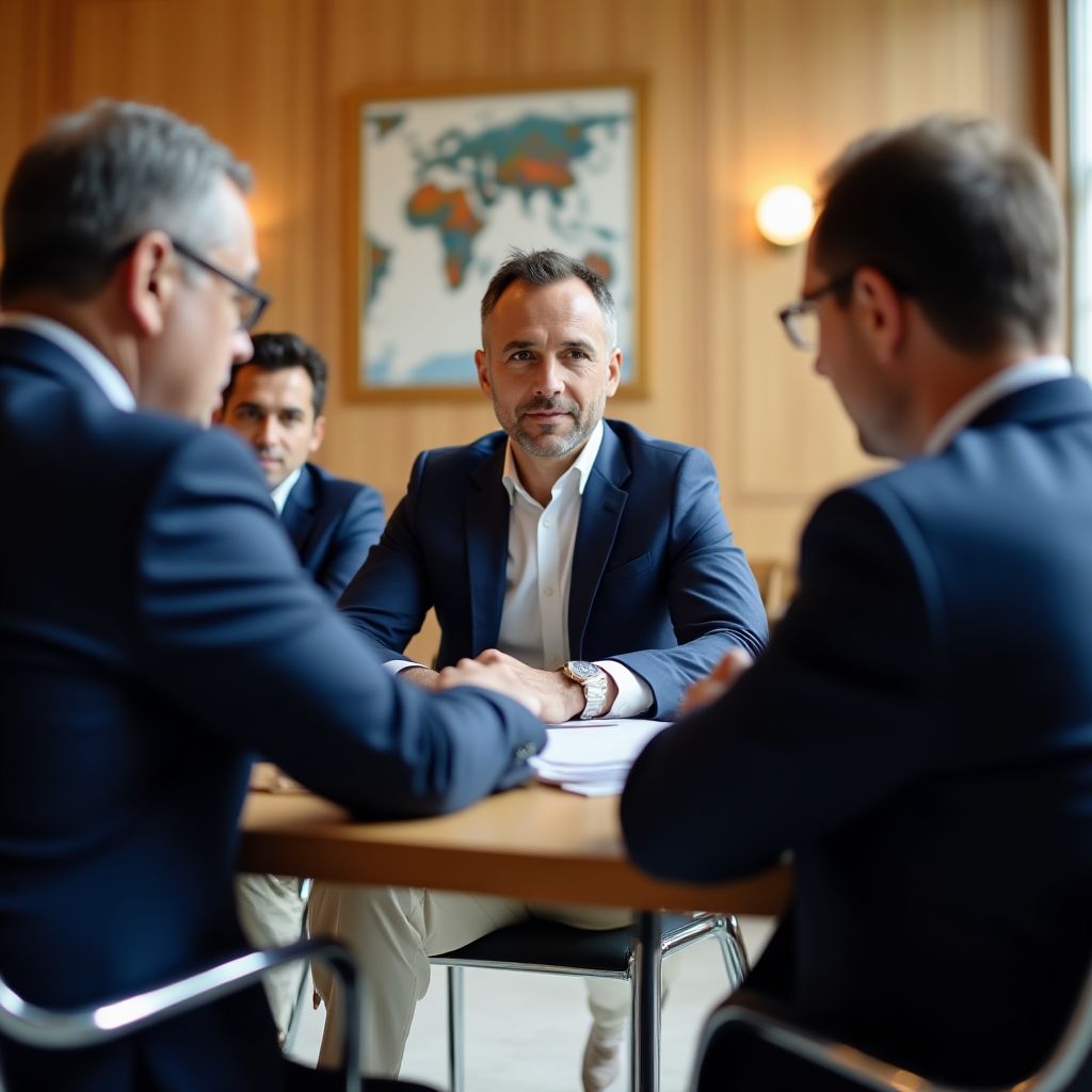 Reunión con reguladores